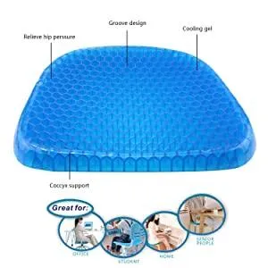 0219 Cushion Seat Flex Pillow, Gel Orthopedic Seat Cushion Pad (Egg Sitter)