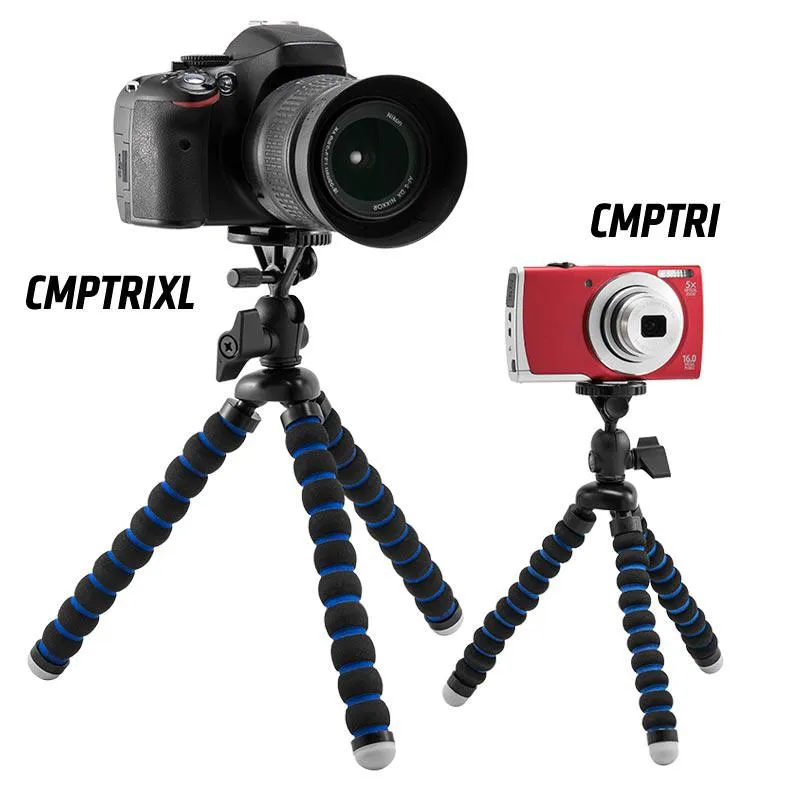 11 Inch Flexible Camera Tripod for Canon Nikon Samsung and Other 1/4"- 20 Digital Cameras