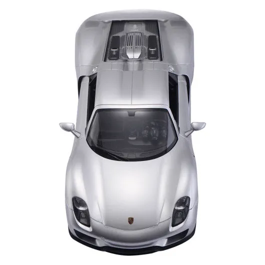 1:14 Porsche 918 Spyder Licensed Radio Remote Control RC Car w/Lights-silver