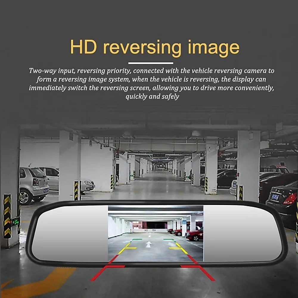 120° Wide-Angle Waterproof Night Vision Car Reverse Camera Kit