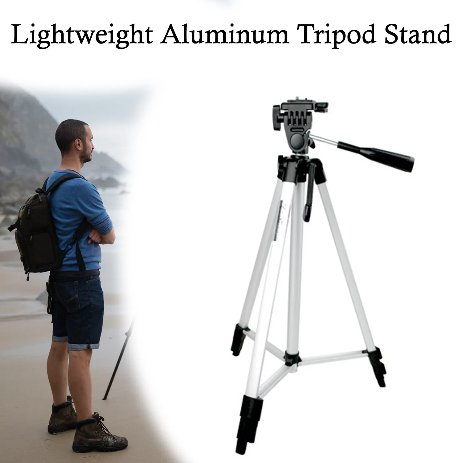 1467 Long Lightweight Aluminum Tripod Stand