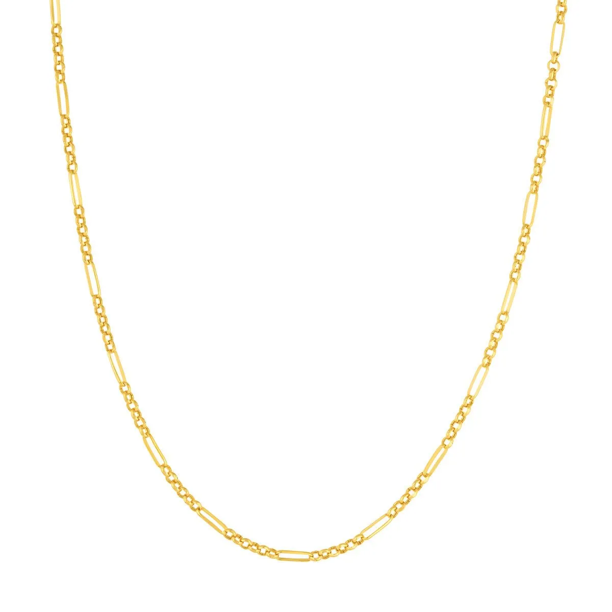 14K Yellow Gold 2.80mm 6 1 Rolo Chain