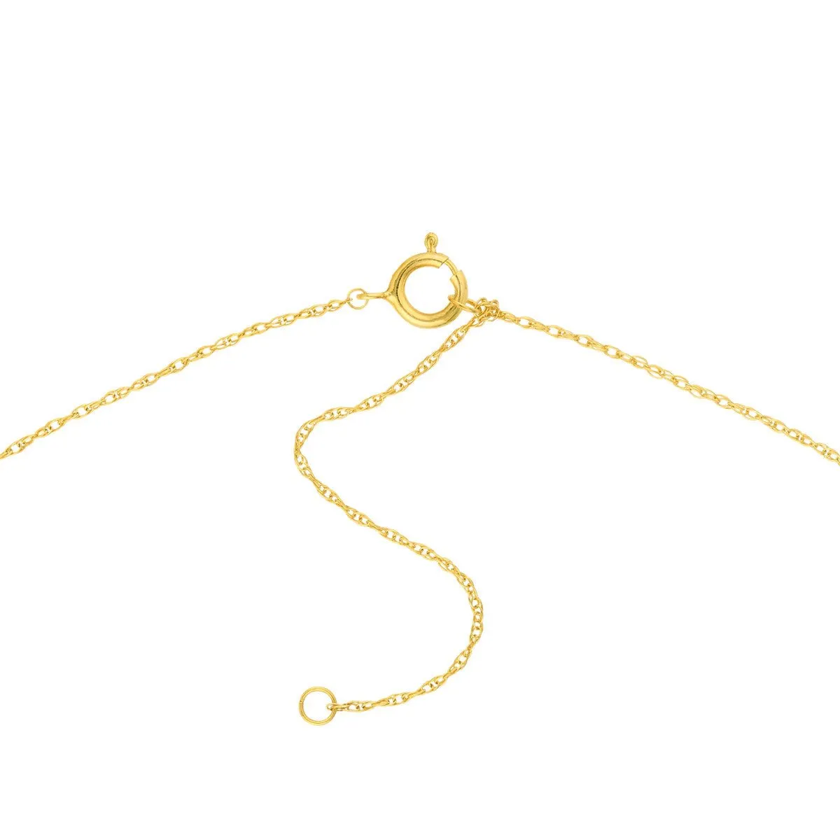 14K Yellow Gold So You Flip Flop Necklace