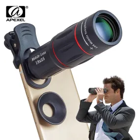 18X Telescope Zoom Mobile Phone Lens w/ Tripod