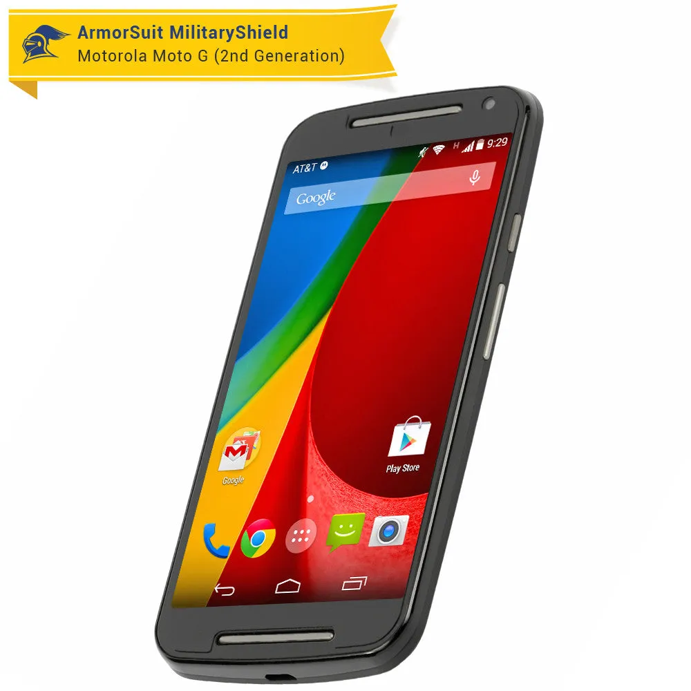 [2 Pack] Motorola Moto G (2nd Generation 2014) Screen Protector (Case-Friendly)