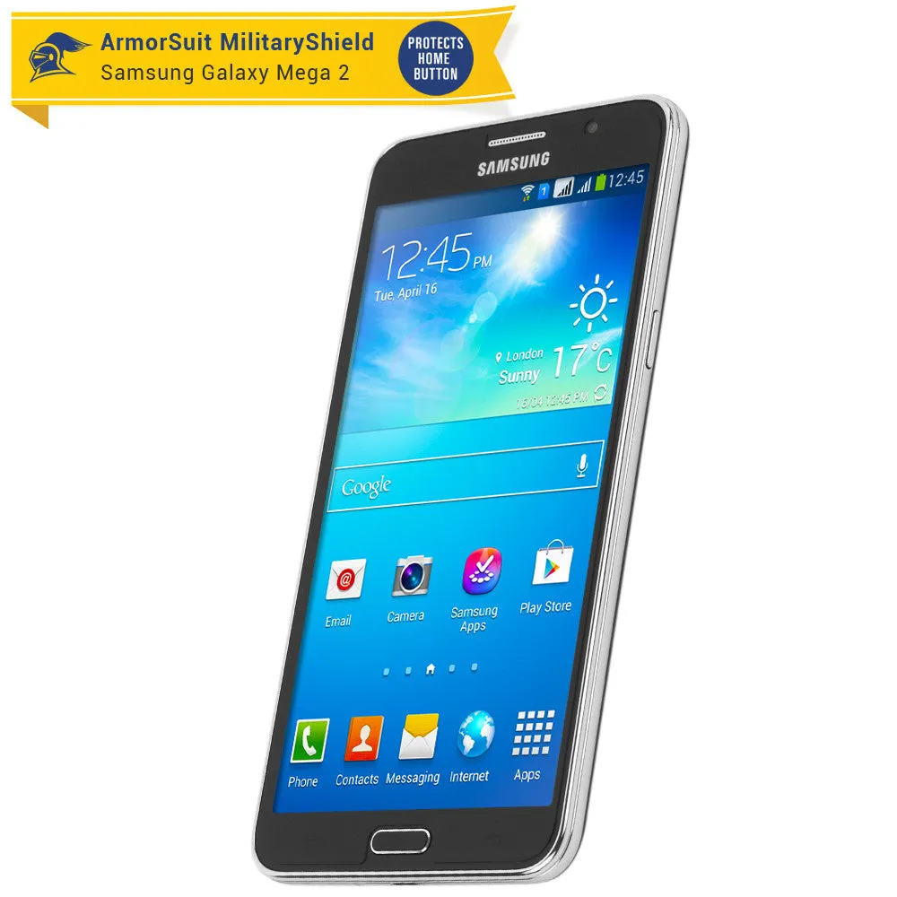 [2-Pack] Samsung Galaxy Mega 2 Screen Protector (Case-Friendly)