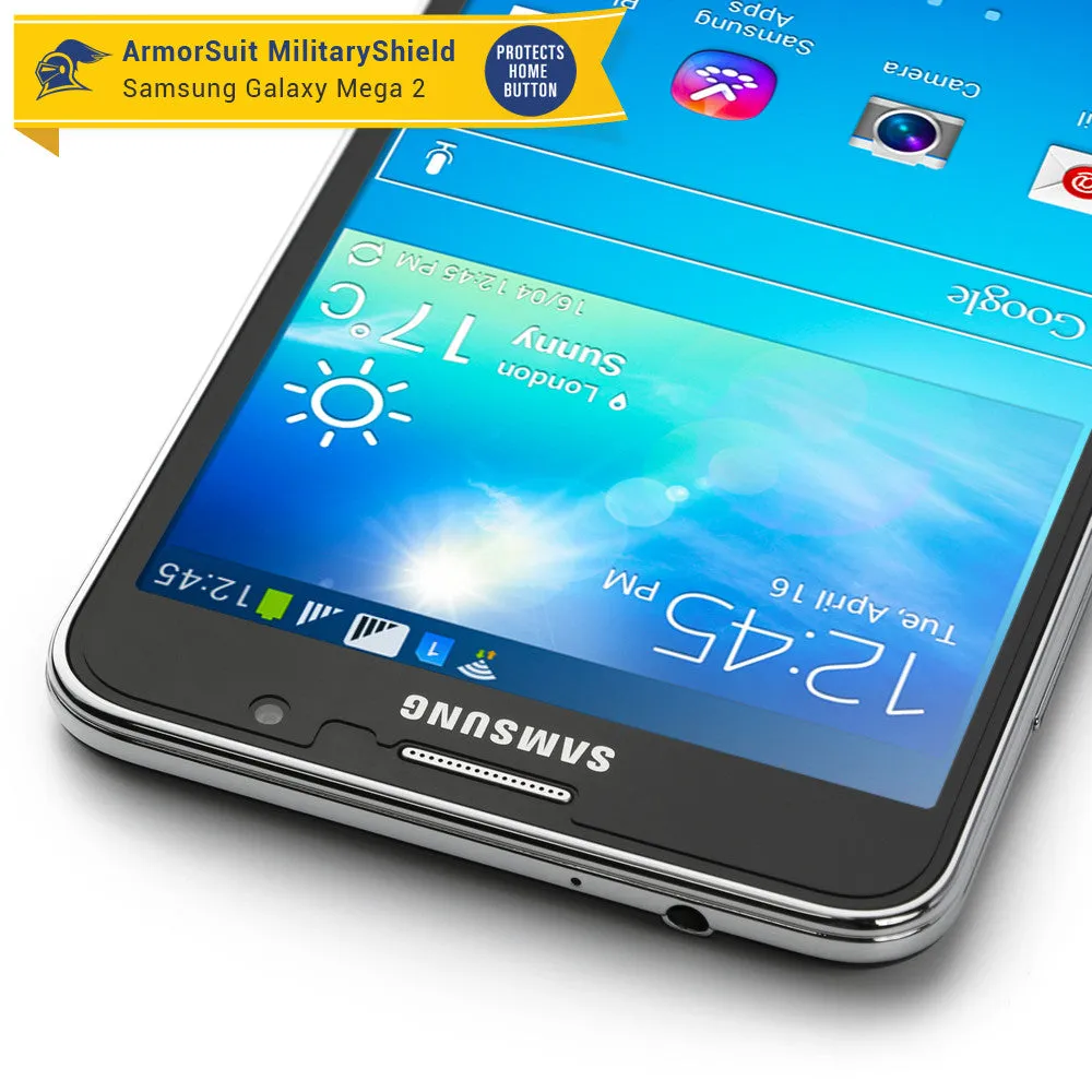 [2-Pack] Samsung Galaxy Mega 2 Screen Protector (Case-Friendly)