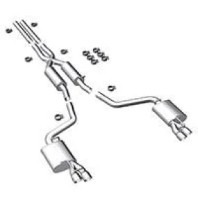 2011-2013 Dodge Charger R/T Cat Back Exhaust; Street Series; Dual Split Rear Exit by Magnaflow (15083)