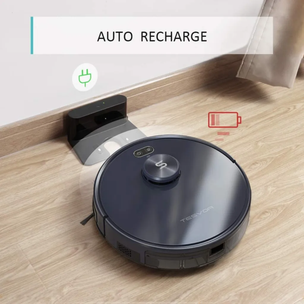 2700Pa Robot Vacuum Cleaner, Mop, AI Navigation, Wifi - Tesvor