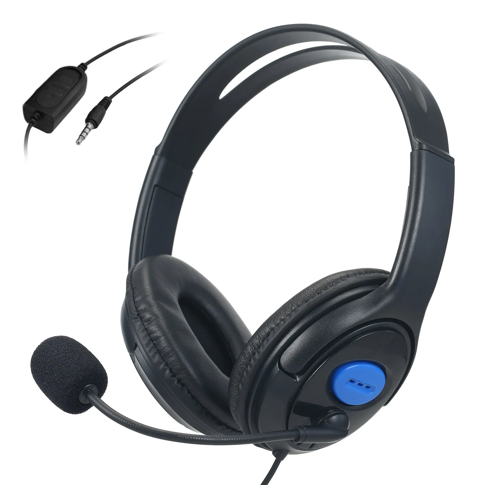 3.5mm Wired Gaming Headphones - Stereo Bass Earphone