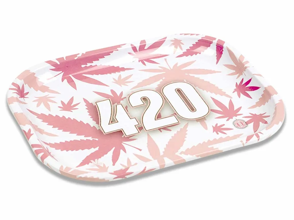 420 Pink Metal Tray