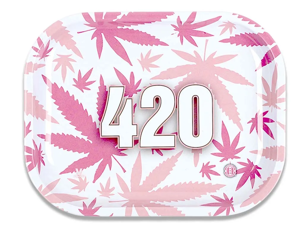 420 Pink Metal Tray