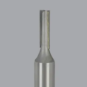 48-018, 0.25" Dia, 0.875" LOC, 0.5" Shank Dia, 2.5" OAL, Two Flute Router Bit