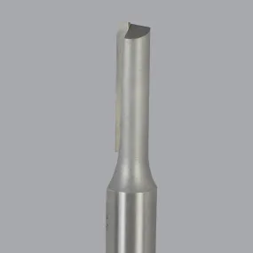 48-056, 0.375" Dia, 1.25" LOC, 0.5" Shank Dia, 2.75" OAL, Single Flute Router Bit