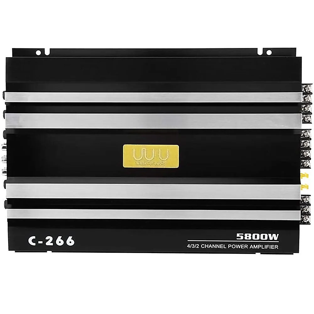 5800W 4-Channel High-Power Aluminum Car Amplifier Stereo