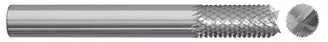 784-001090: 3/8 in. Dia., 1 in. Length Of Cut, 2-1/2 in. Overall Length Carbide Router Mill; Diamond Cut, Style F- Fish Tail End, BRIGHT, USA