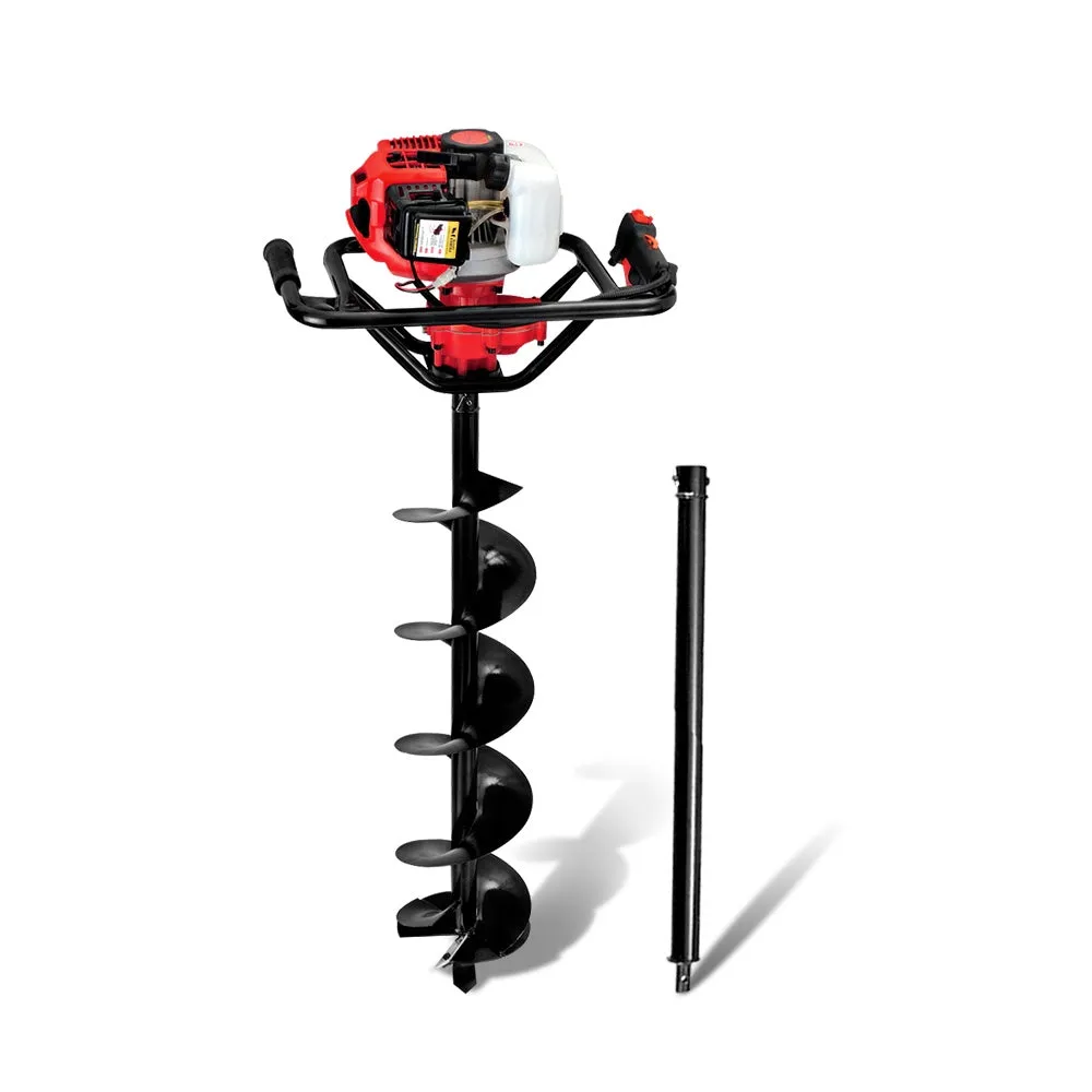 92CC Heavy-Duty Post Hole Digger, Auger & Extension - Giantz