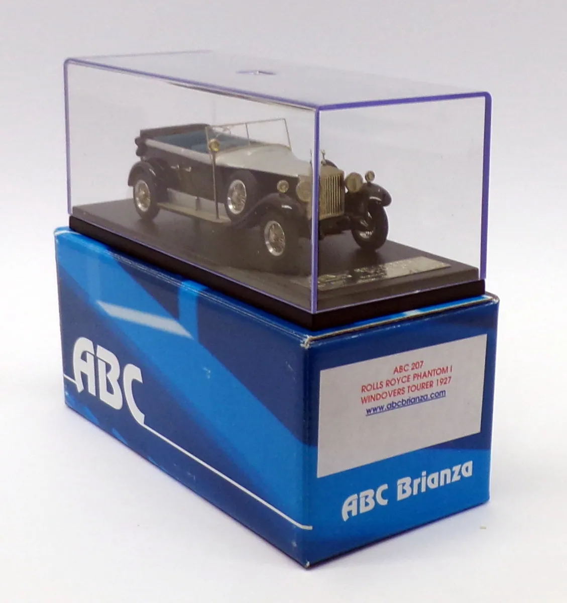 ABC Brianza 1/43 Scale ABC207 - 1927 Rolls Royce Phantom Phantom I Black/Silver