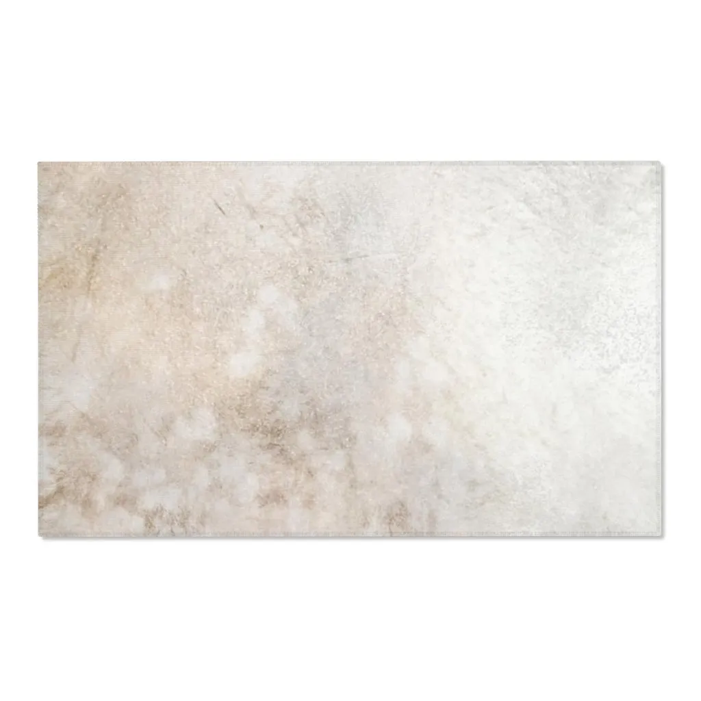 Abstract Area Rug | Beige Cream Ombre