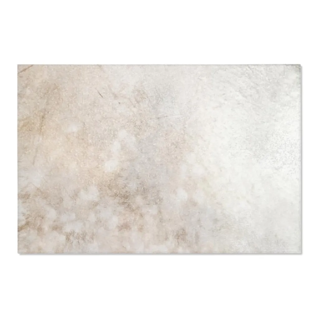 Abstract Area Rug | Beige Cream Ombre