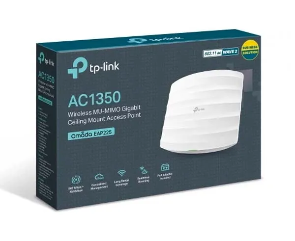 AC1350 Wireless MU-MIMO Gigabit Ceiling Mount Access Point, PoE