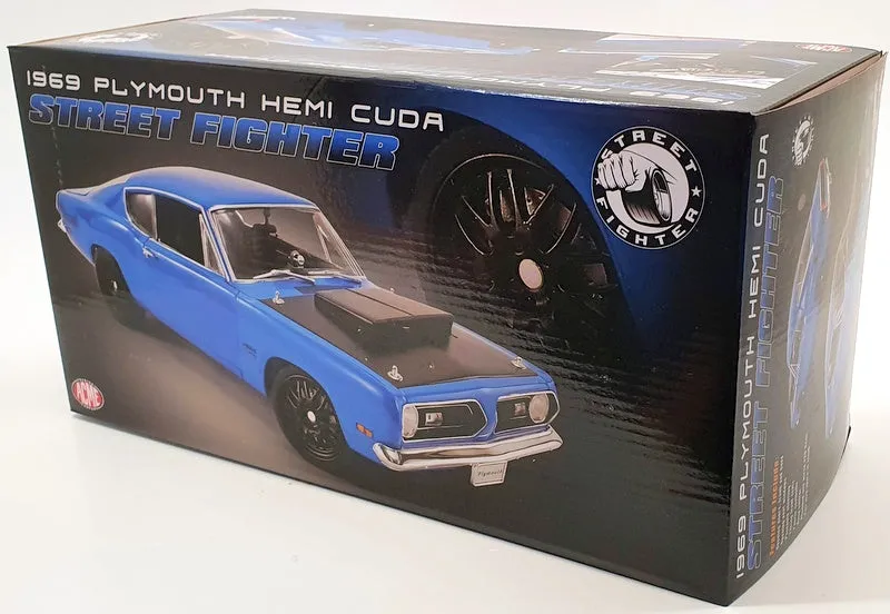 ACME 1/18 Scale A1806117 - 1969 Plymouth Hemi Cuda - Blue