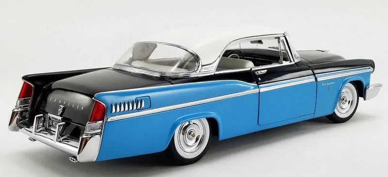 Acme 1/18 Scale A1809007 - 1956 Chrysler ST. Regis - Blue/Black