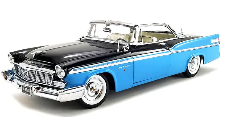 Acme 1/18 Scale A1809007 - 1956 Chrysler ST. Regis - Blue/Black