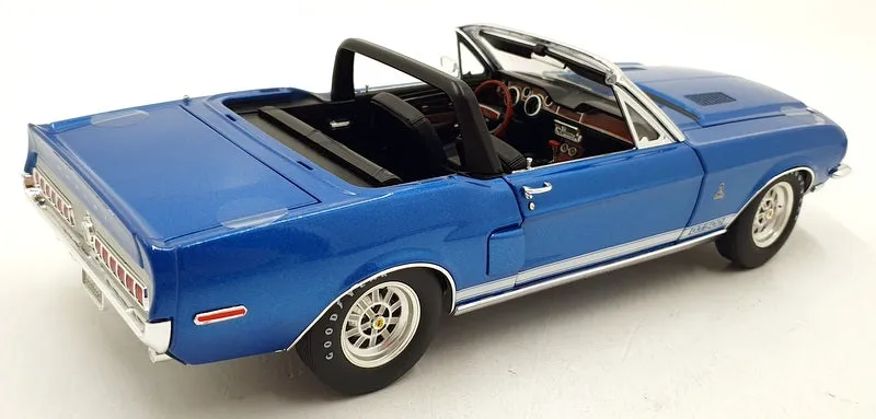 Acme 1/18 Scale Diecast A1801848 - 1968 Shleby G.T.500 Convertible - Blue