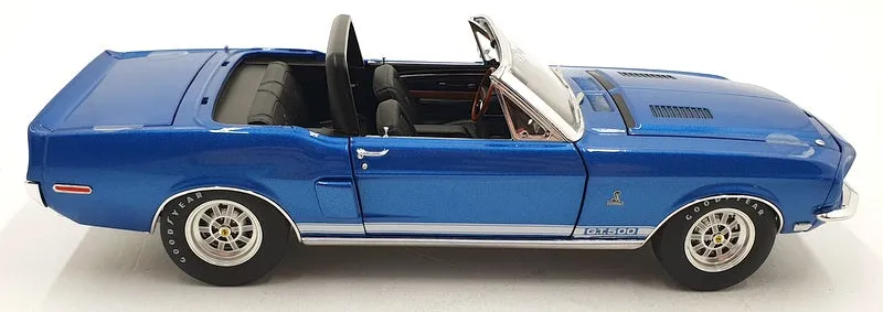 Acme 1/18 Scale Diecast A1801848 - 1968 Shleby G.T.500 Convertible - Blue