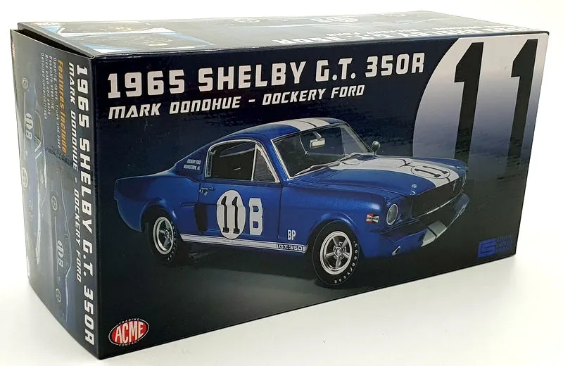 Acme 1/18 Scale Diecast A1801864 - 1965 Shelby G.T.350R 11B M.Donohue