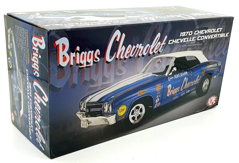 Acme 1/18 Scale Diecast A1805522 - 1970 Chevrolet Chevelle Convertible Briggs