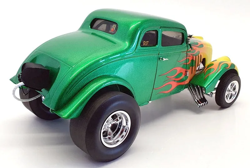 ACME 1/18 Scale Model Car A1800917 - 1933 Gasser Rat Fink - Green/Yellow