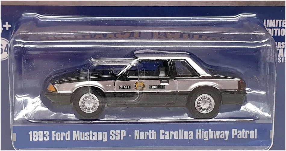 Acme 1/64 Scale 51495 - 1993 Ford Mustang SSP - North Carolina Highway Patrol