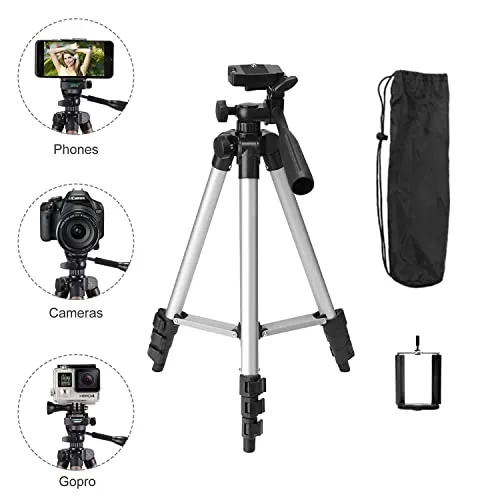 Adjustable Aluminium Alloy Tripod Stand Holder for Mobile Phones & Camera