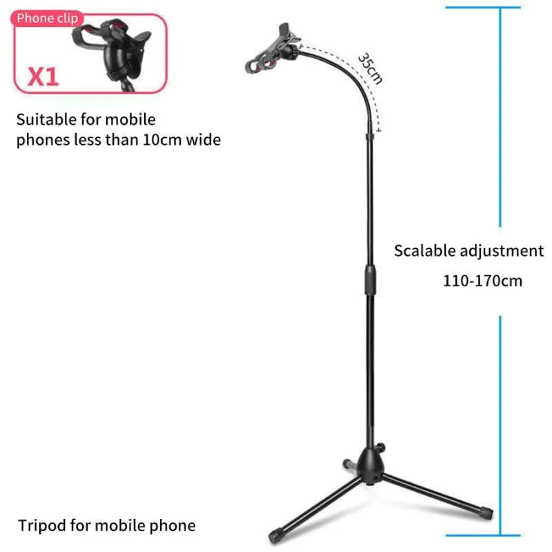 Adjustable Tripod Tablets Floor Stand