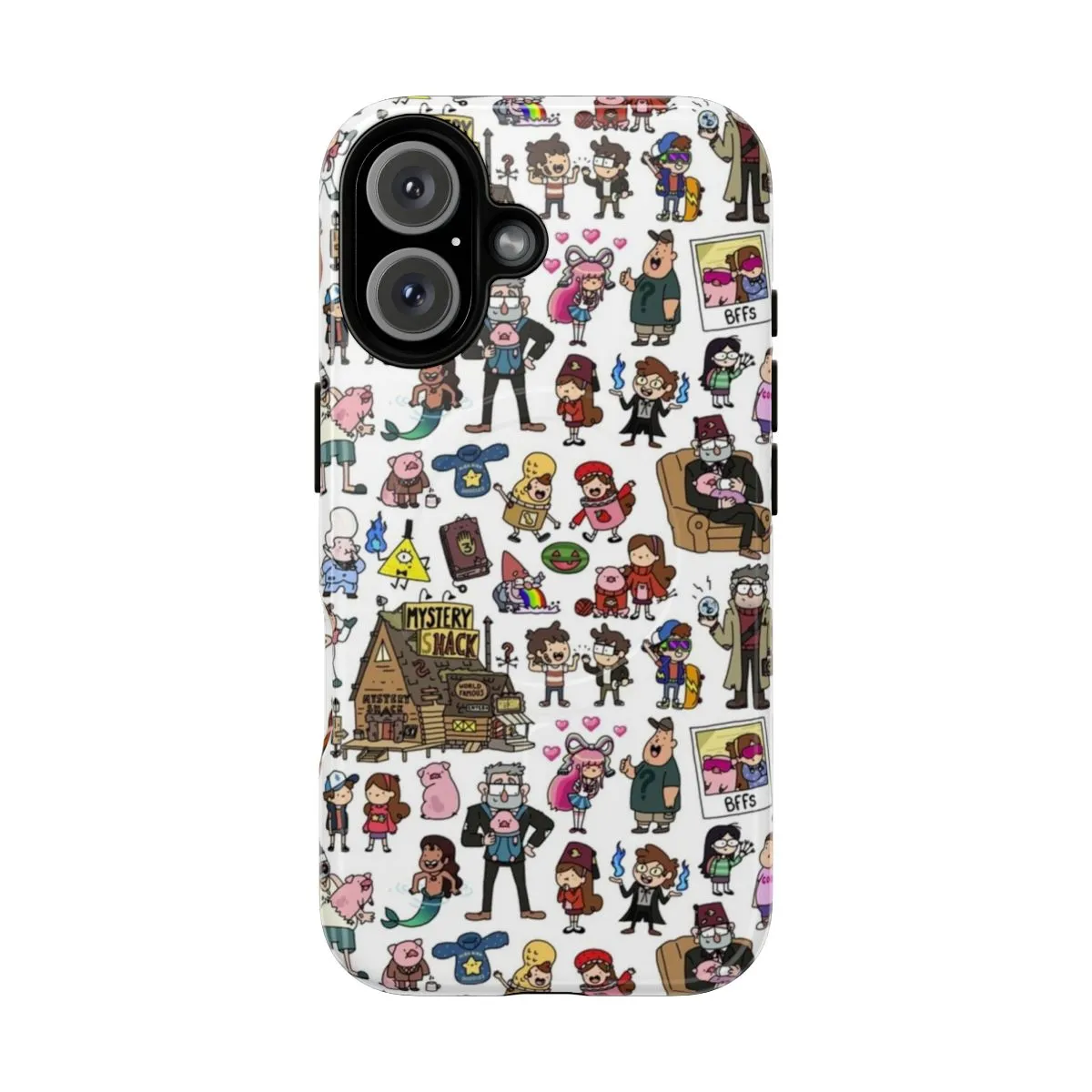 Adorable Gravity Falls Inspired Magnetic Tough Phone Case