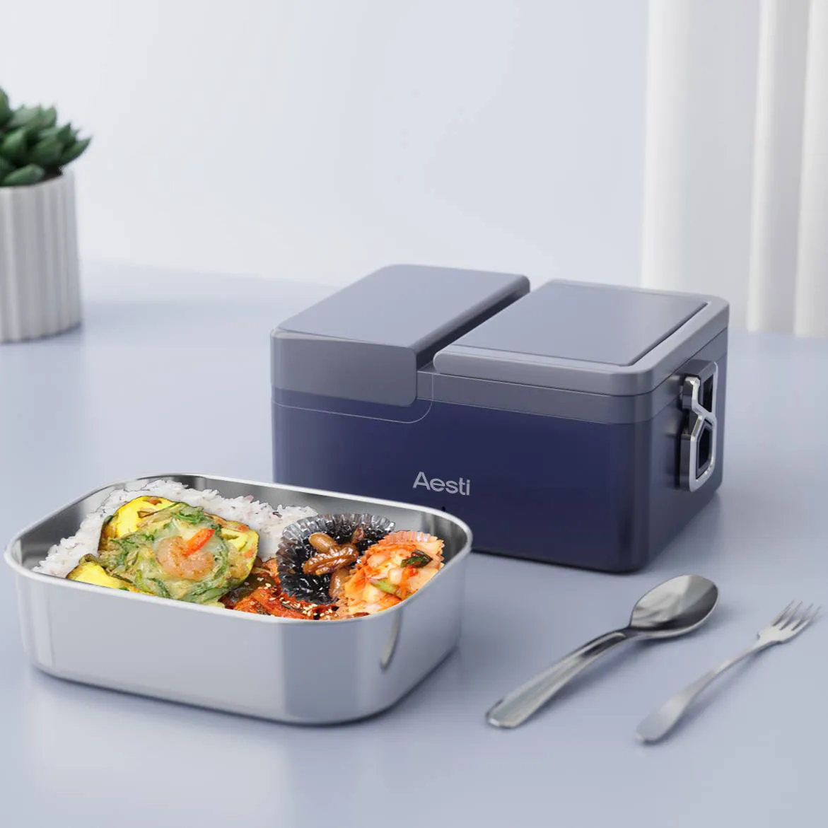 Aesti®️ Portable Electric Heated Lunch Box