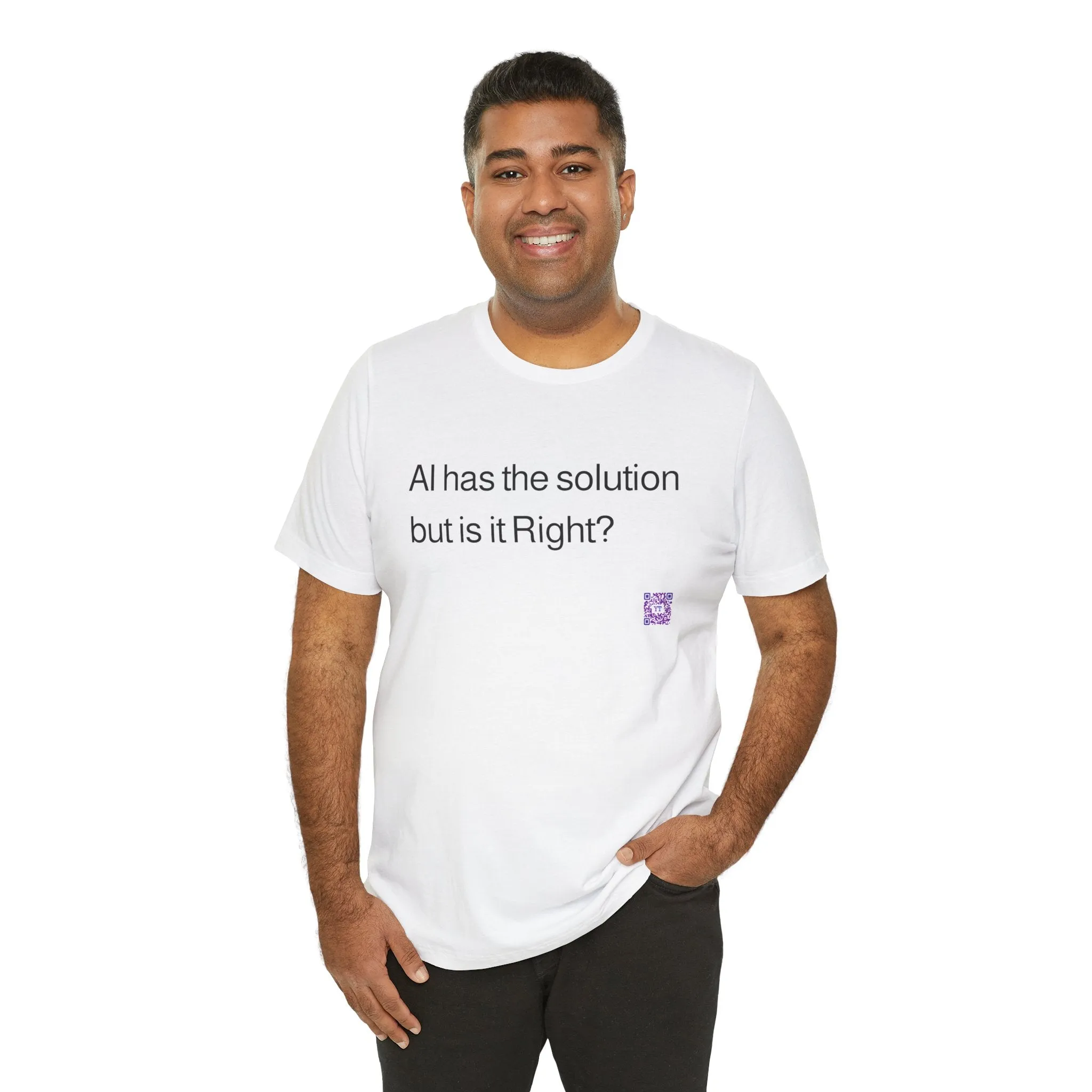 AI Solution T-Shirt, Thought-Provoking T-Shirt, Fun AI Graphic Tee, Witty Tech Shirt, AI Humor Design, Trendy AI Shirt