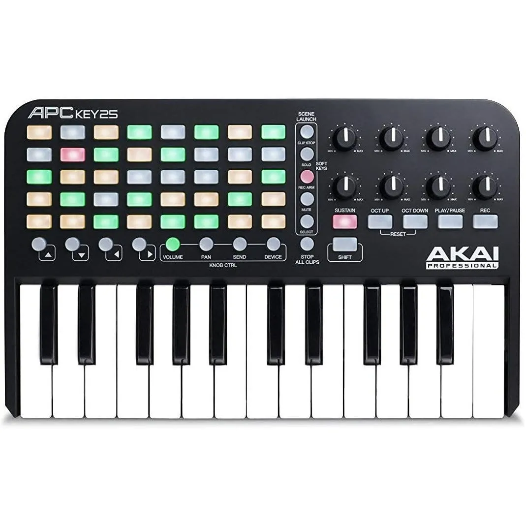 Akai Professional APC Key 25- Ableton Live Controller with Keyboard