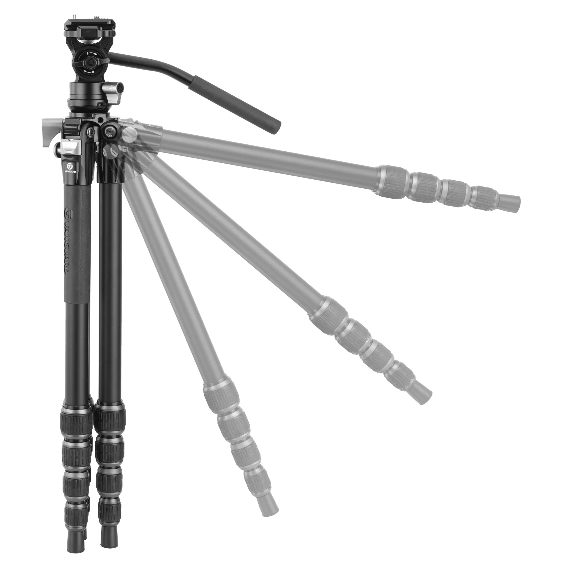 Alta Pro 3VLT 235AV 10 - Aluminium Travel Tripod with levelling base and video head - 5kg load capacity