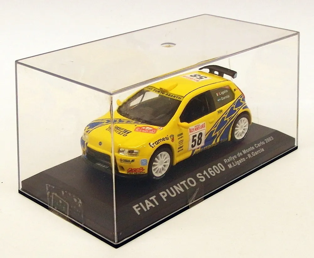 Altaya 1/43 Scale AL01419A - Fiat Punto S1600 - Monte Carlo Rally 2003