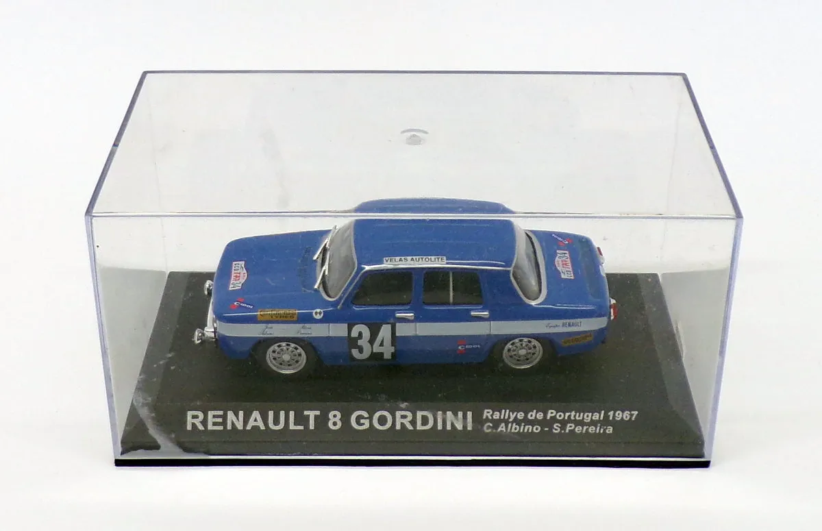 Altaya 1/43 Scale AL121219R - Renault 8 Gordini - Portugal Rally 1967