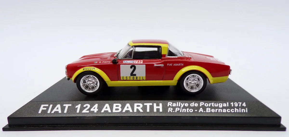 Altaya 1/43 Scale AL121219W - Fiat 124 Abarth - Portugal Rally 1974