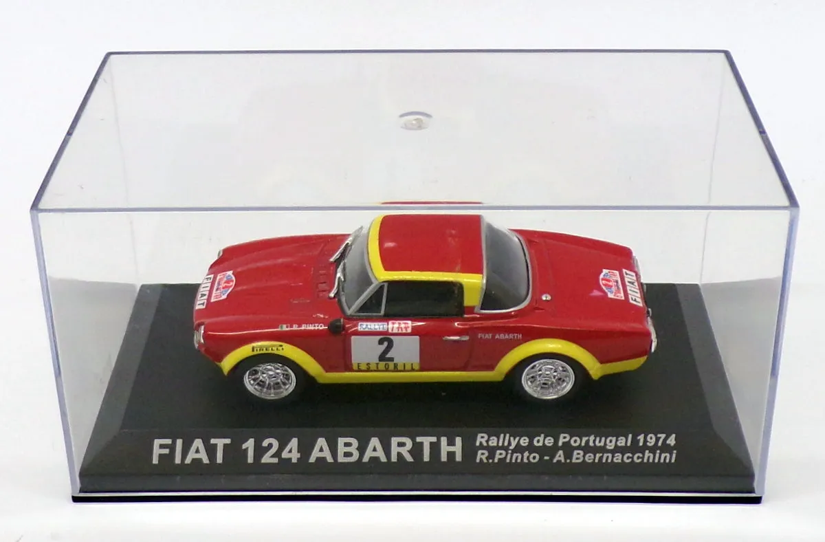 Altaya 1/43 Scale AL121219W - Fiat 124 Abarth - Portugal Rally 1974