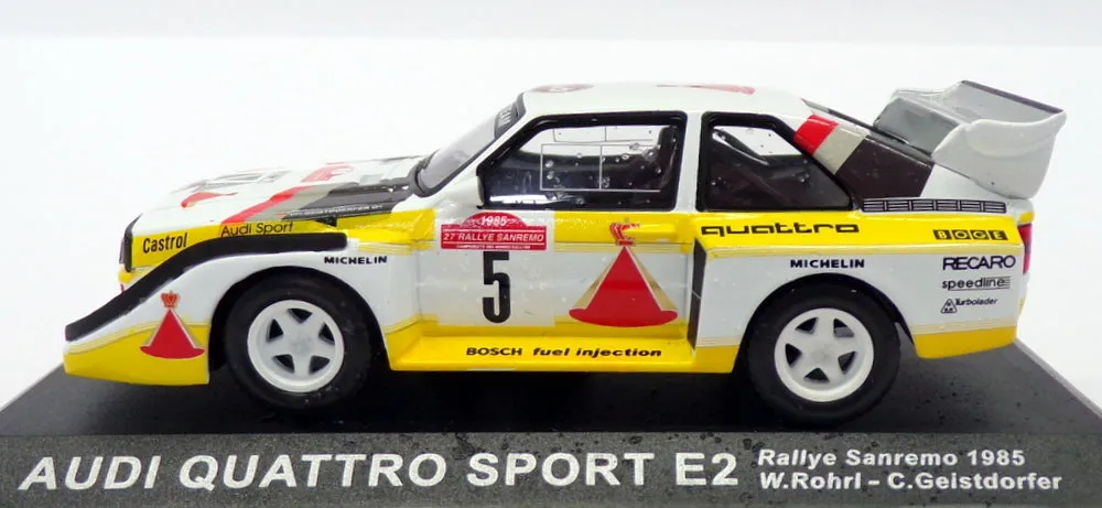 Altaya 1/43 Scale AL201019 - Audi Quattro Sport E2 - Rally Sanremo 1985