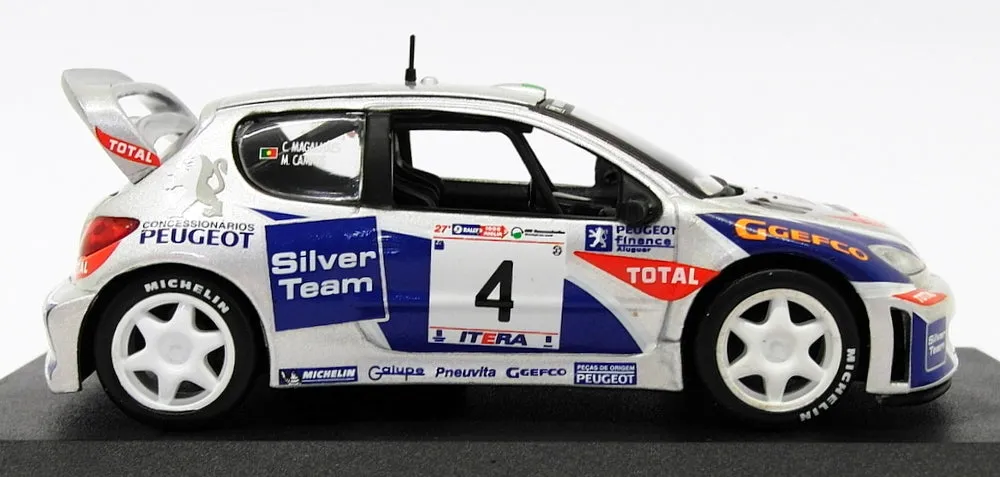 Altaya 1/43 Scale AL31319C - Peugeot 206 WRC - Mille Miglia Rally 2003