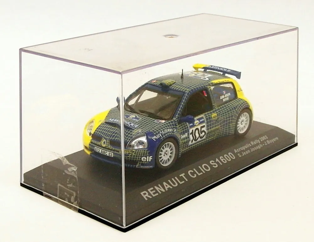 Altaya 1/43 Scale AL31319D - Renault Clio S1600  - Acropolis Rally 2003