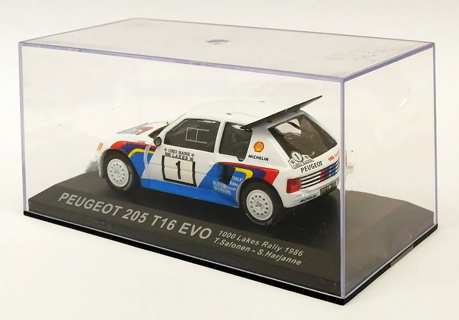 Altaya 1/43 Scale AT021 - Peugeot 205 T16 EVO - 1000 Lakes Rally 1986