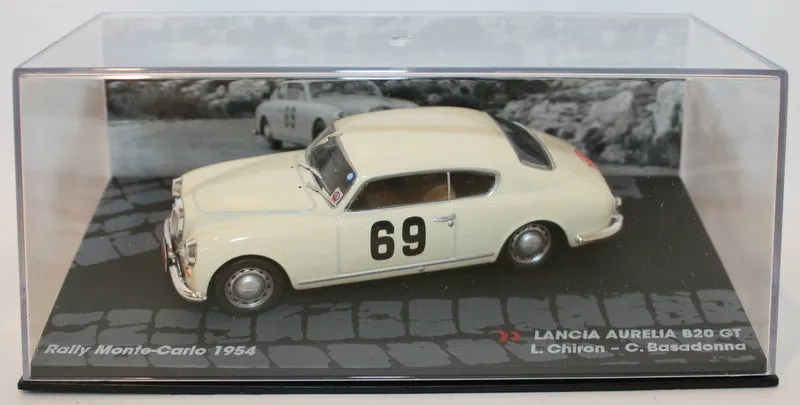 Altaya 1/43 Scale - Lancia Aurelia B20 GT - Rally Monte Carlo 1954 #69